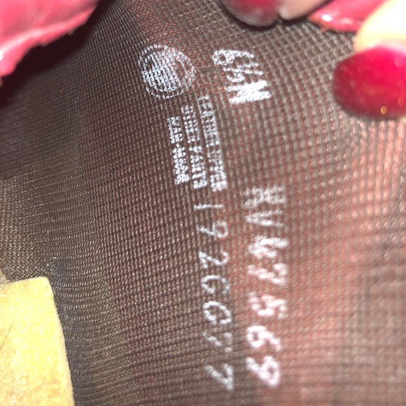 Red high heel ankle boots/booties - Picture 8 of 8